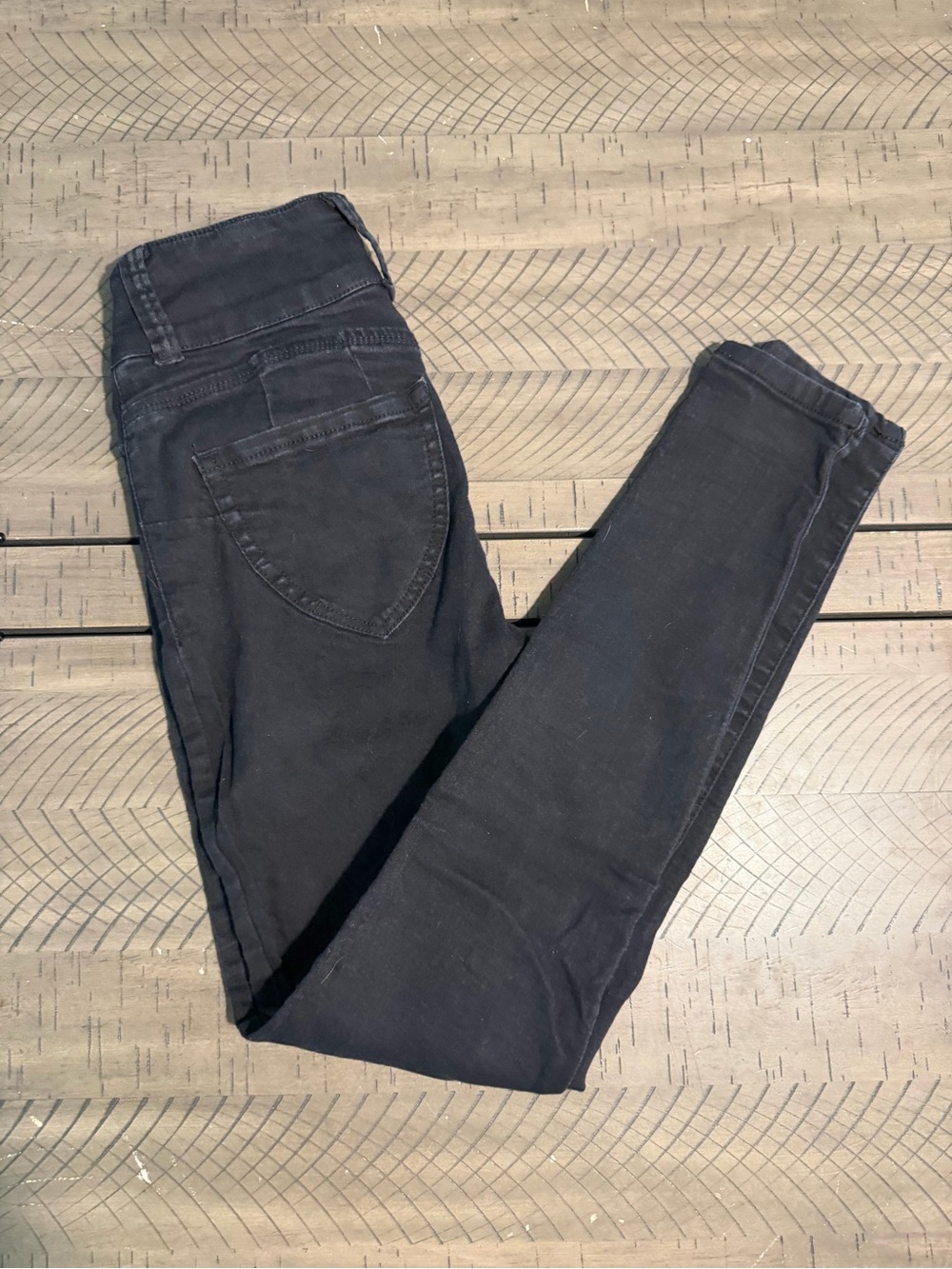 Ci Sono Black Skinny Jeans with Classic Back Pocket